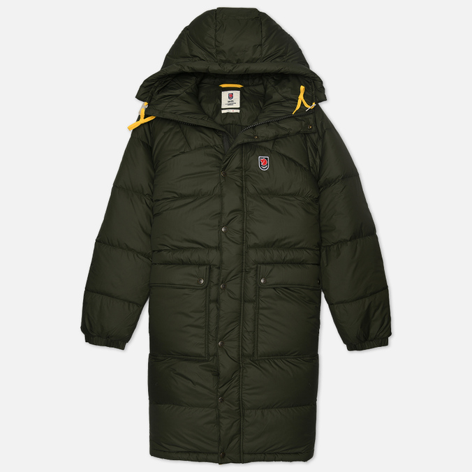 Мужская куртка парка Fjallraven Expedition Long Down оливковый, Размер XL