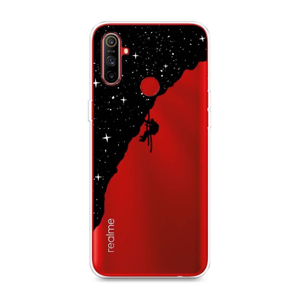 

Чехол Awog на Realme C3 "Скалолаз в космосе", Разноцветный, 253050-4