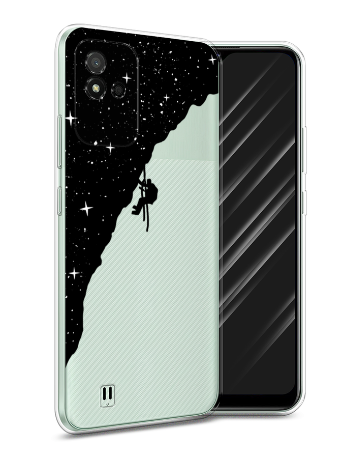 

Чехол Awog на Realme Narzo 50i "Скалолаз в космосе", Разноцветный, 2510050-4