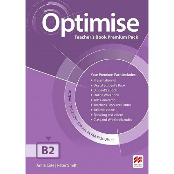 фото Книга для учителя optimise b2. teacher's book premium pack macmillan