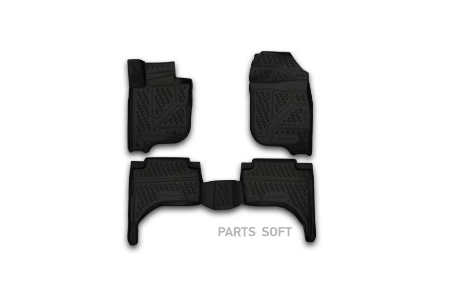 

Коврики 3d В Салон Mitsubishi L200, 2015->, 4 Шт. (Полиуретан) Autofamily арт. CARMIT00001