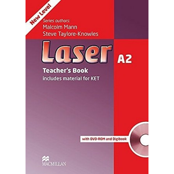 фото Книга для учителя laser a2. teacher's book + dvd + digibook + ebook macmillan