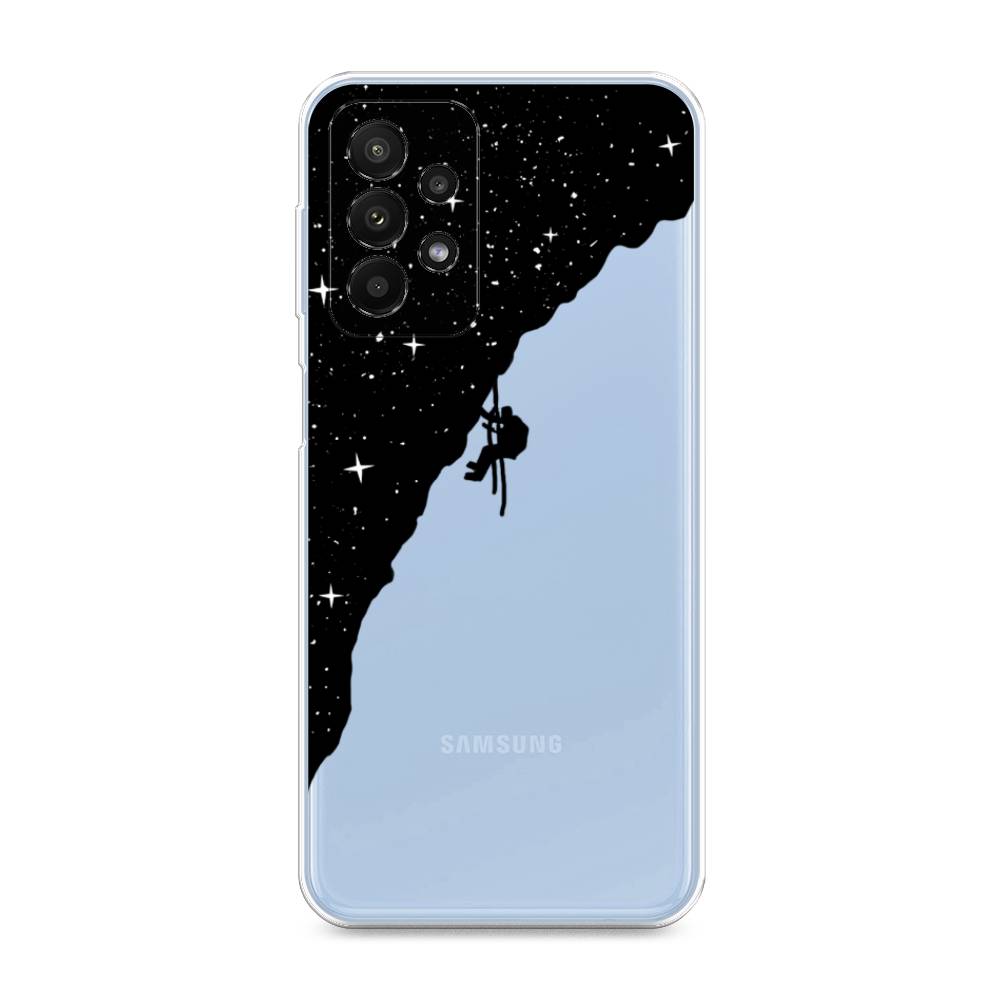 

Чехол Awog на Samsung Galaxy A23 / Самсунг A23 "Скалолаз в космосе", Разноцветный, 2105050-4