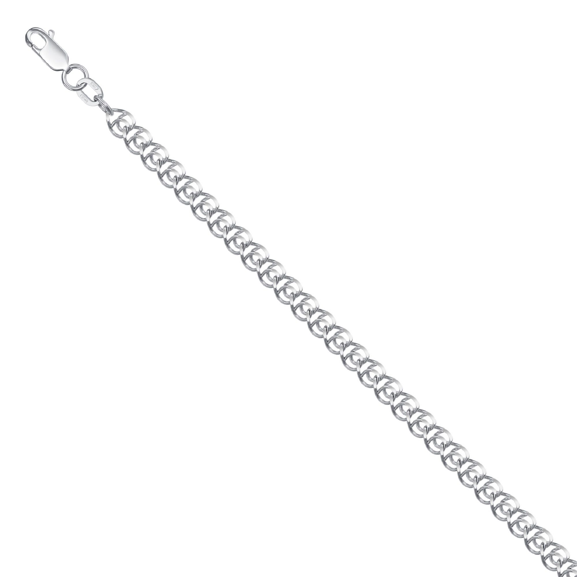 

Цепочка из серебра 50 см Красцветмет НЦ 22-087Ю-3-050, НЦ 22-087Ю-3-050