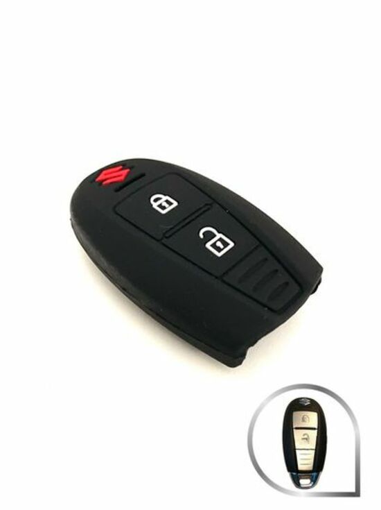 

Чехол SLK силиконовый для ключа Suzuki New Swift (984), Черный