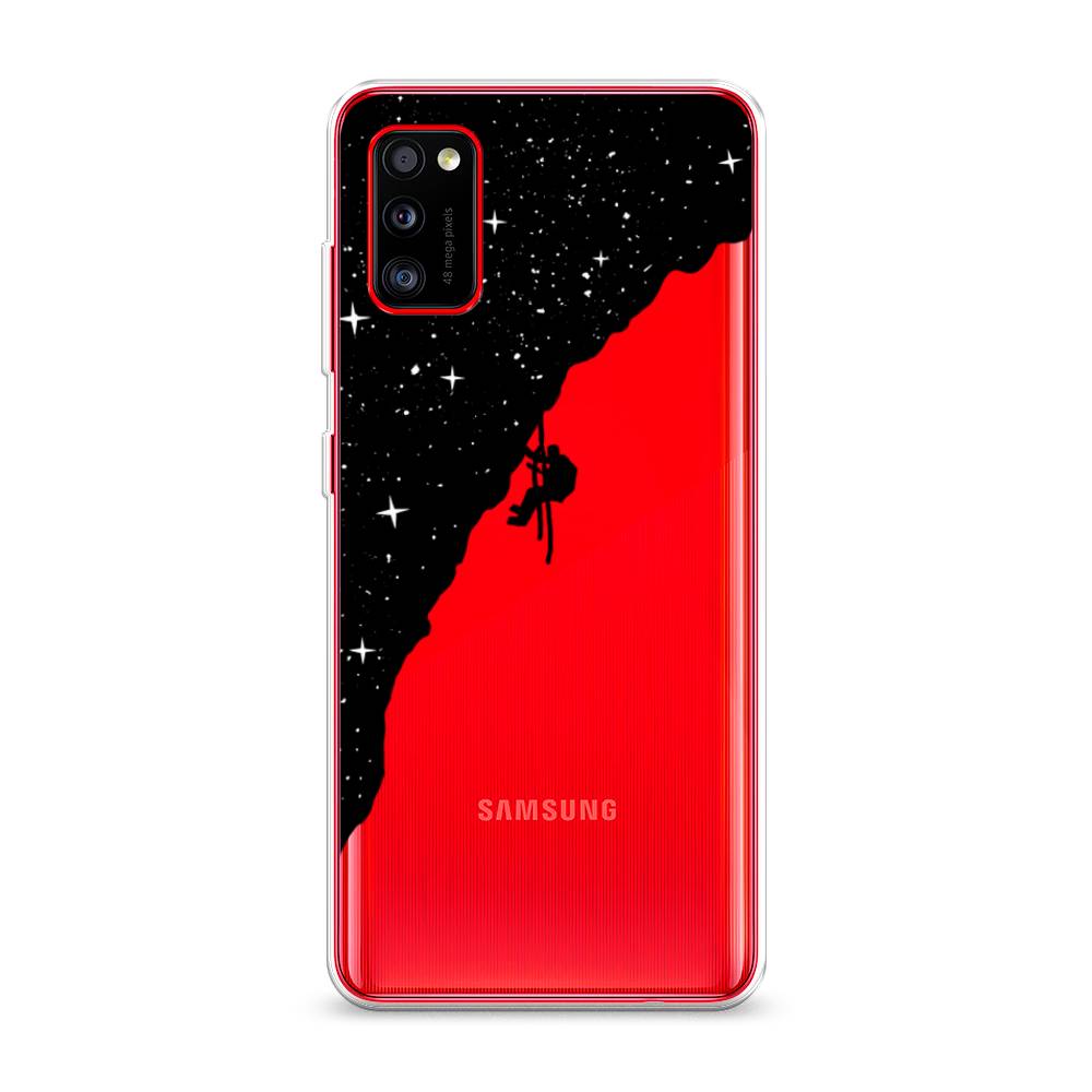 

Чехол Awog на Samsung Galaxy A41 / Самсунг A41 "Скалолаз в космосе", Разноцветный, 2100450-4