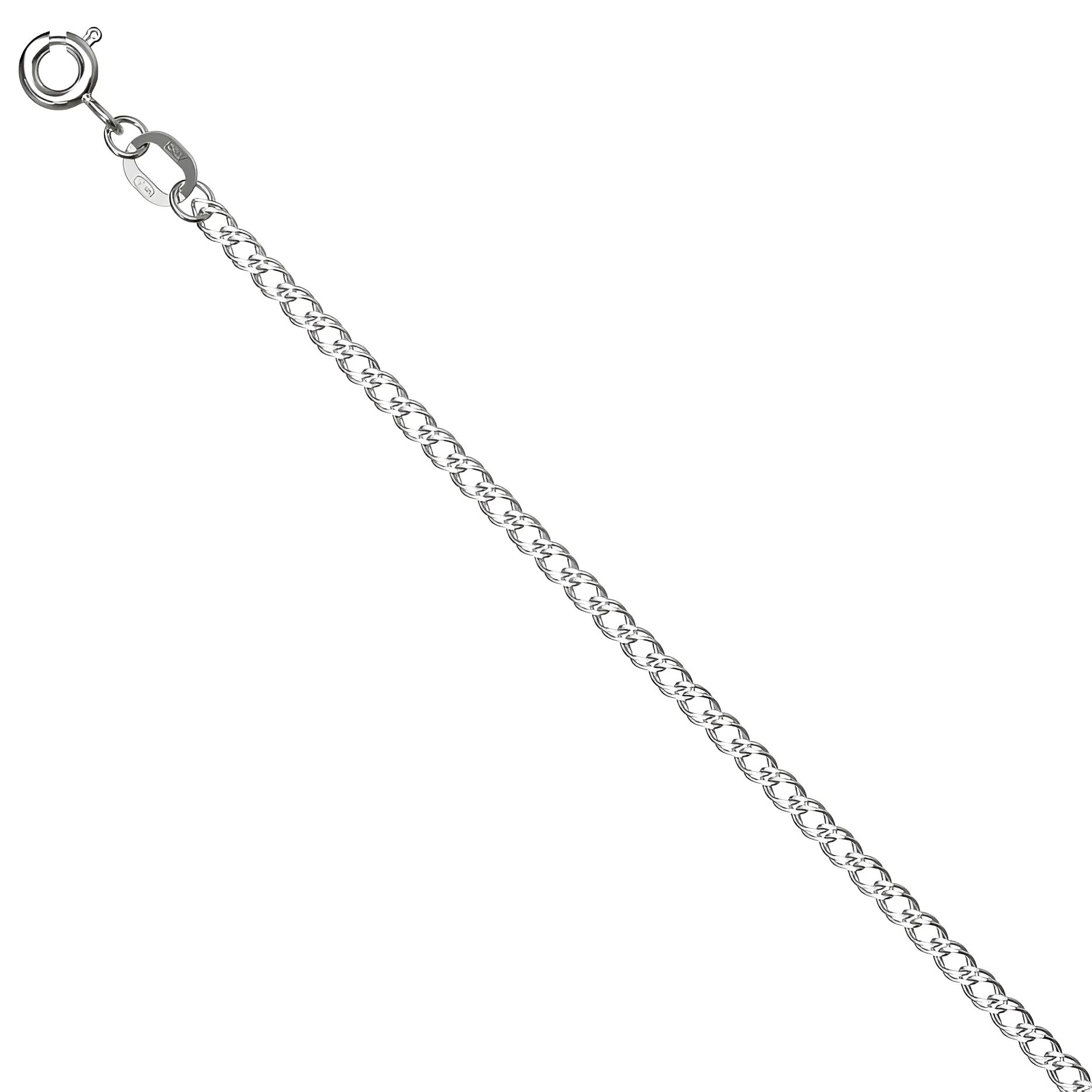 

Цепочка из серебра 50 см Красцветмет НЦ 22-076Ю-3-035, НЦ 22-076Ю-3-035