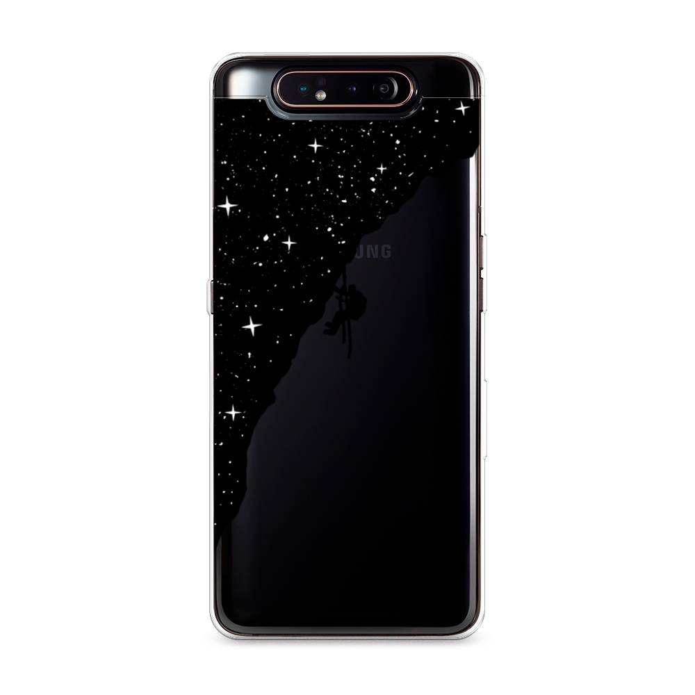 

Чехол Awog на Samsung Galaxy A80 "Скалолаз в космосе", Разноцветный, 28350-4
