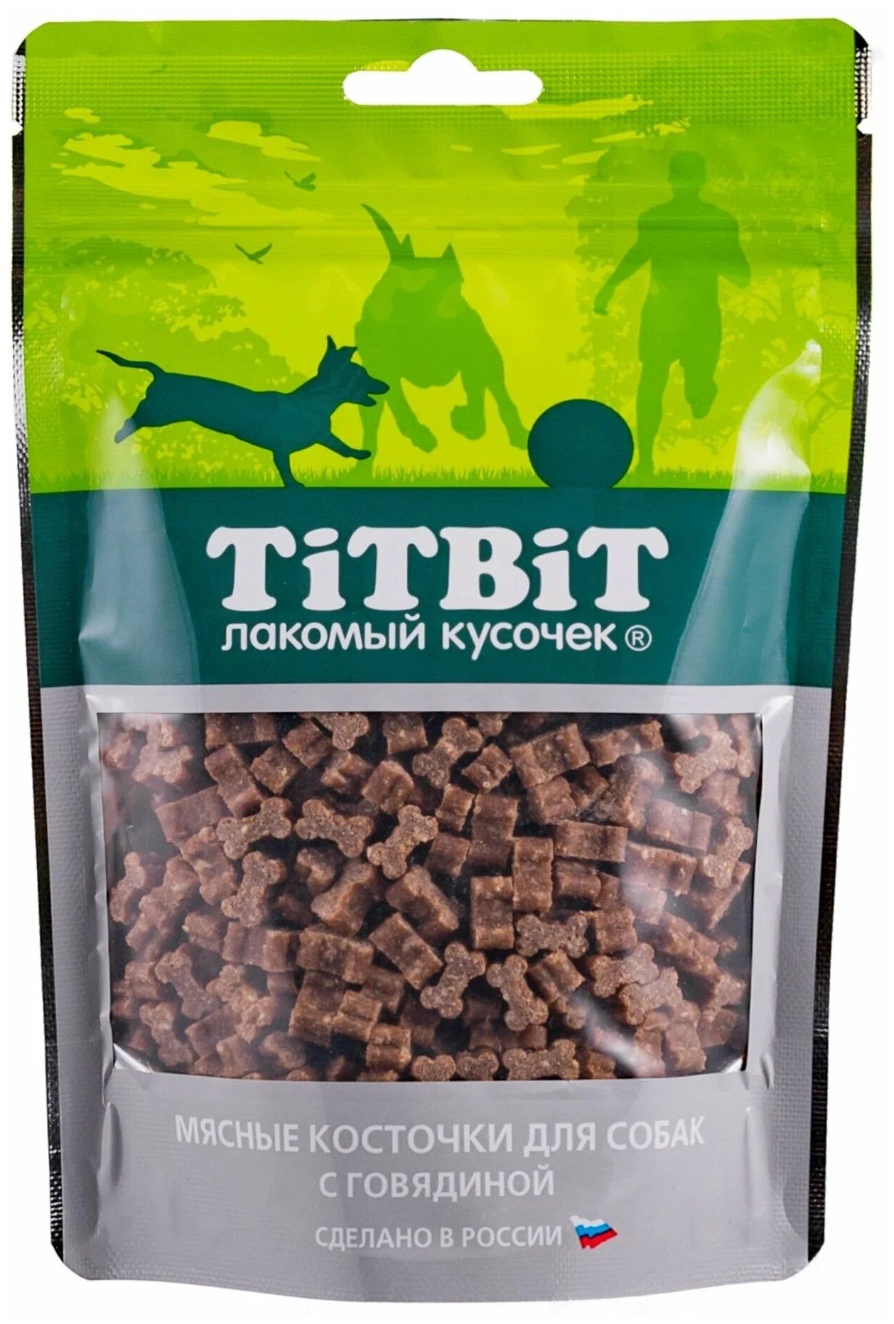 

Лакомство для собак Titbit Косточки мясные с говядиной, 145г