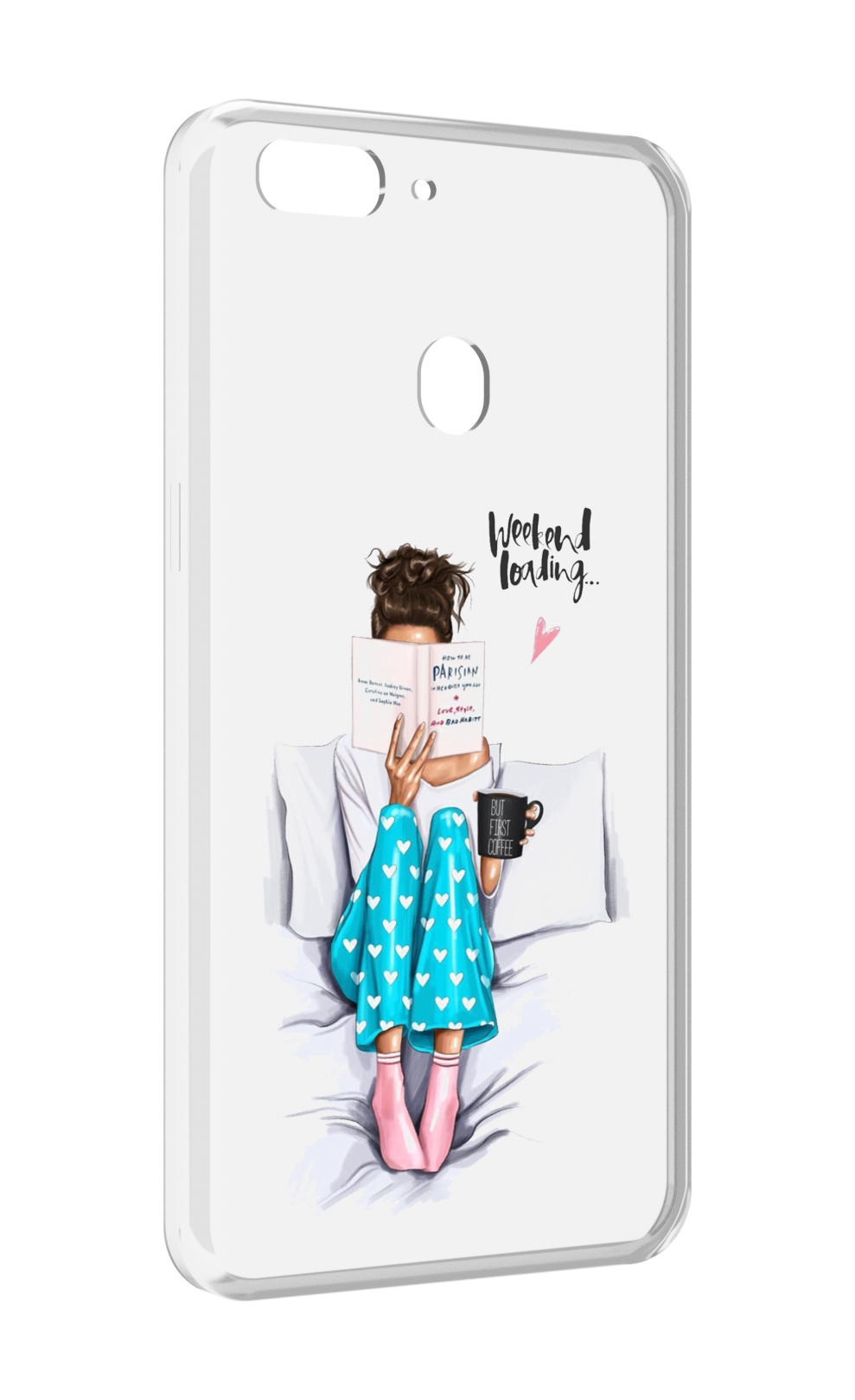 

Чехол MyPads Weekend-loading для Oppo Realme 2, Прозрачный, Tocco