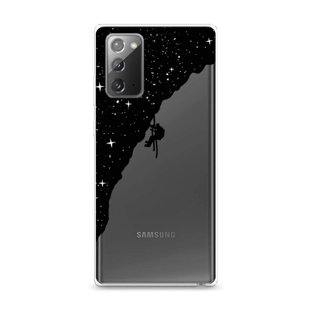 

Чехол Awog на Samsung Galaxy Note 20 / Самсунг Note 20 "Скалолаз в космосе", Разноцветный, 2100950-4