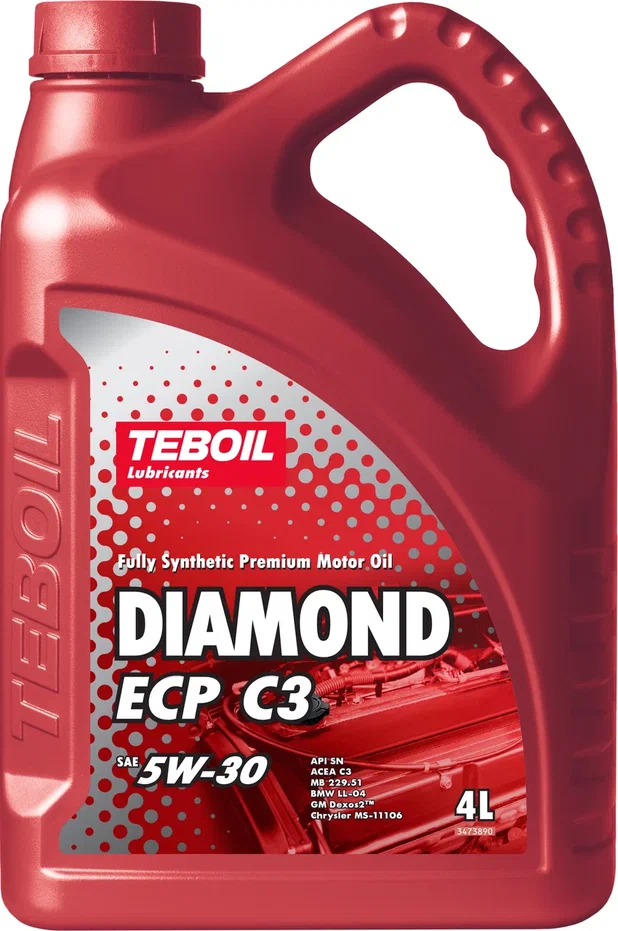 

Моторное масло Teboil синтетическое Diamond ECP C3 5W30 4л