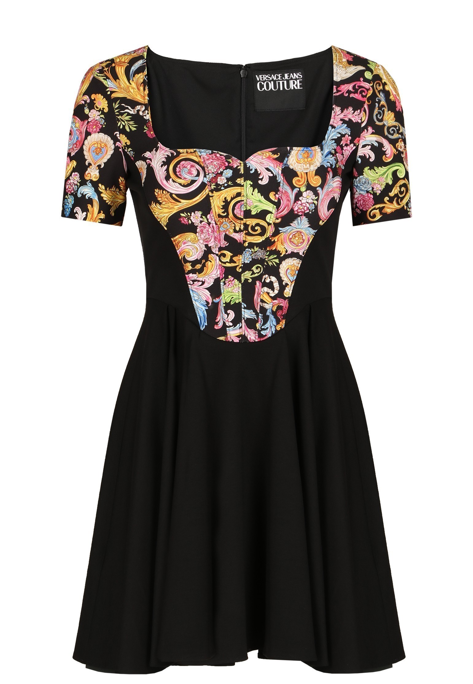 

Платье женское Versace Jeans Couture 125360 черное 38 IT, Черный, 125360