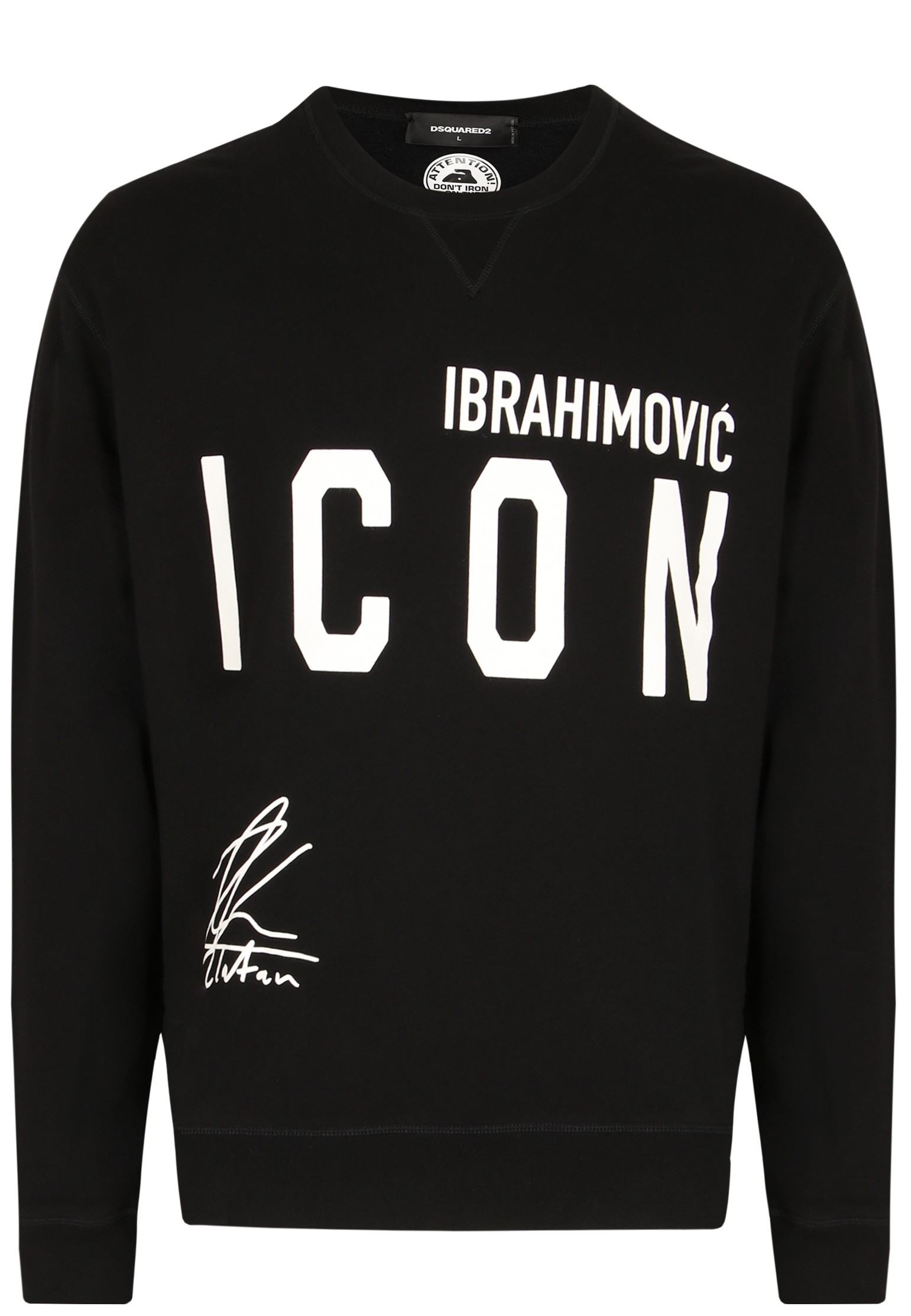 

Свитшот мужской DSquared2 124441 черный XL, 124441