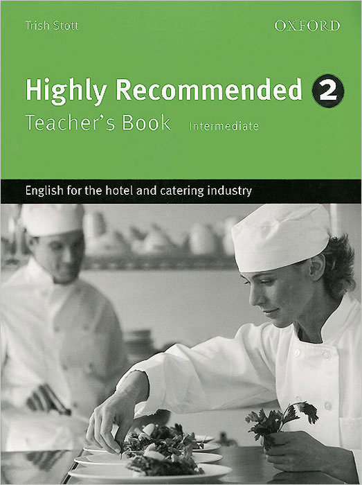 English books for intermediate level. Highly recommended 2 teachers book. Highly recommended. Highly recommended Workbook. Highly recommended (English for the Hotel and Catering industry).