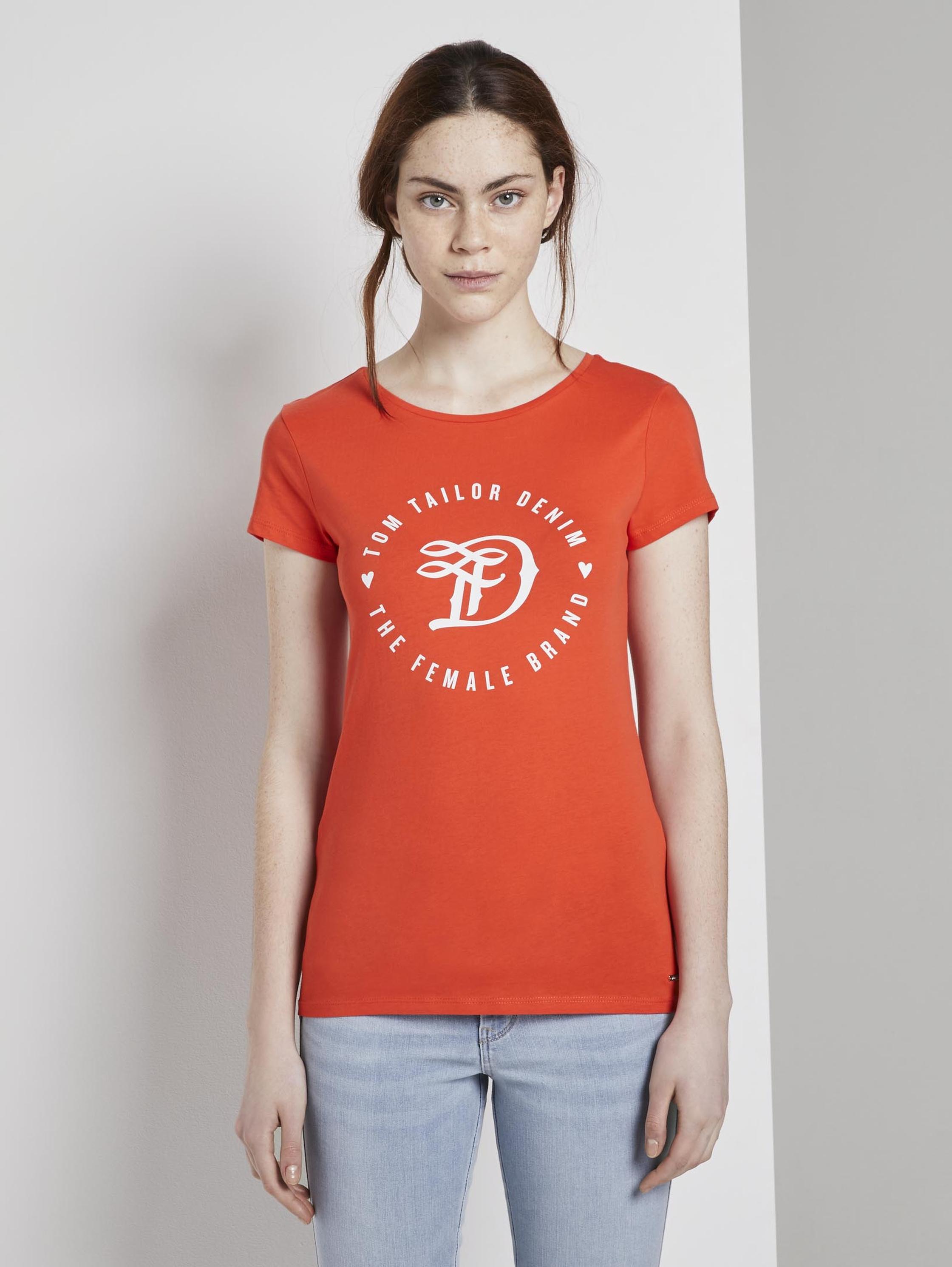 

Футболка женская TOM TAILOR 1016431 оранжевая XS, 1016431
