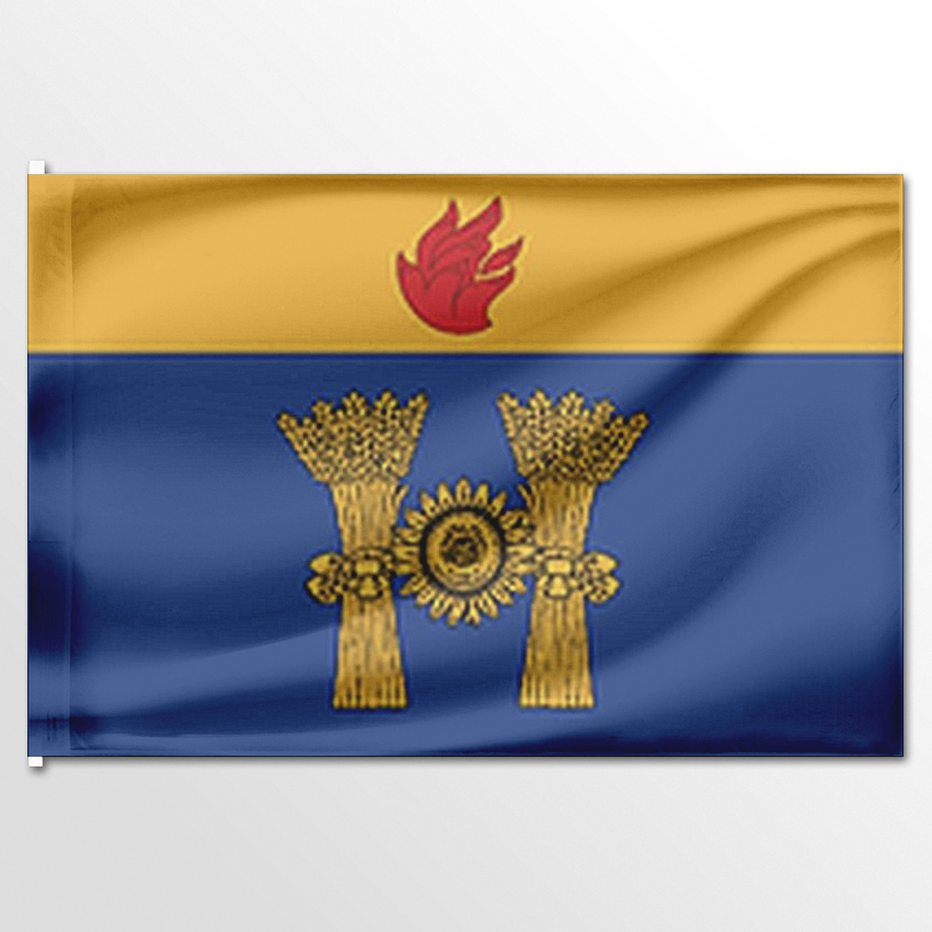 Флаг ЦТП ФЕНИКС Новинского сельского поселения 135x90 см