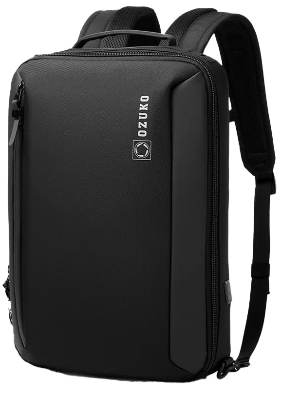 

Рюкзак унисекс OZUKO 9490s black, 42х8х28 см, Черный, 9490s
