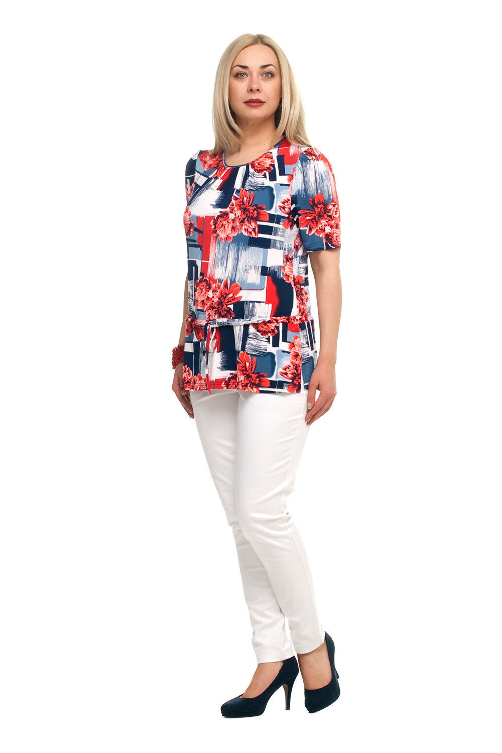 

Блуза женская OLSI 1706035 красная 50 RU, 1706035