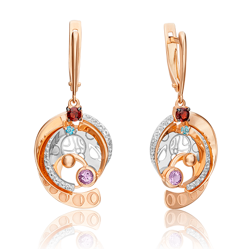 

Серьги из красного золота с гранатом PLATINA jewelry 02-4730-00-712-1111-76_0, 02-4730-00-712-1111-76_0