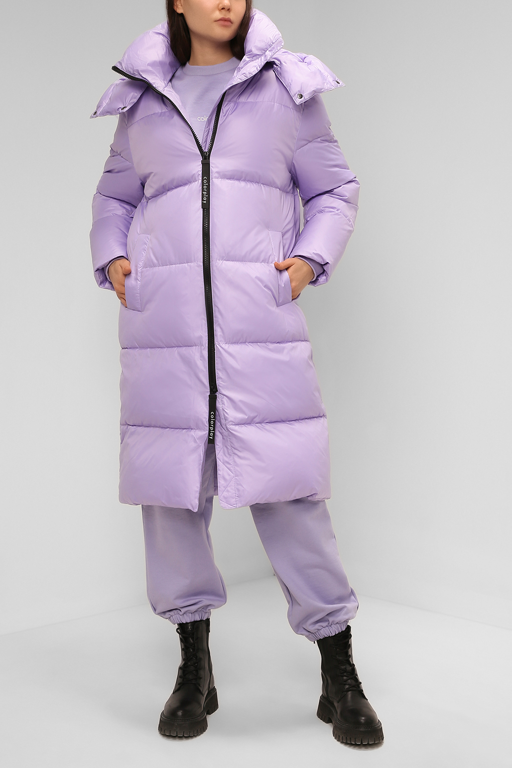 

Куртка женская COLORPLAY CP21089157-039 фиолетовая L, Фиолетовый, CP21089157-039
