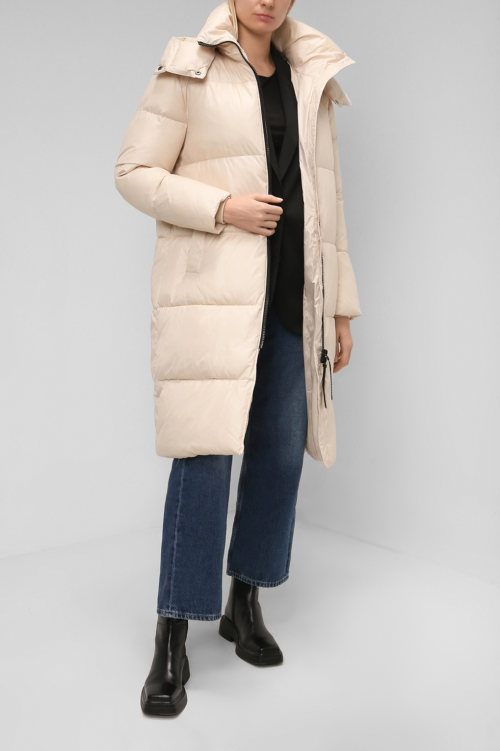 Пальто женское COLORPLAY CP21089157-017 бежевое XL