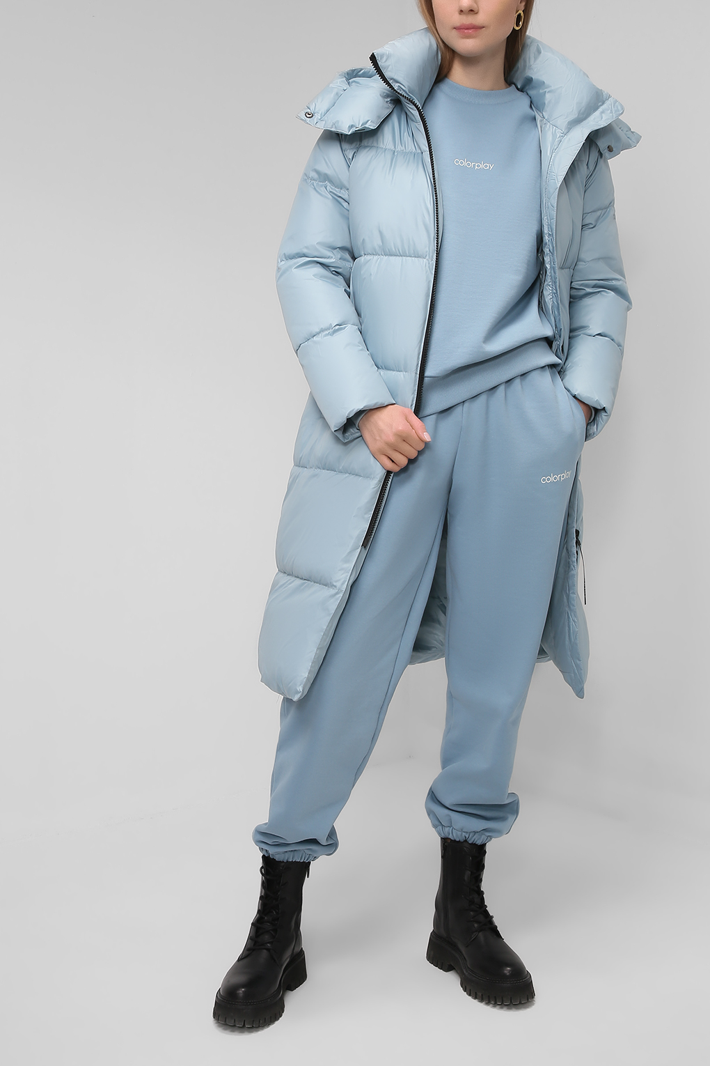

Куртка женская COLORPLAY CP21089157-009 голубая S, CP21089157-009