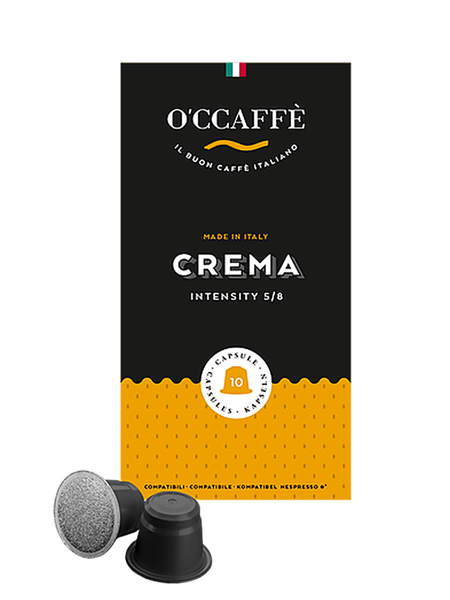 Кофе в капсулах O'CCAFFE Crema для системы Nespresso, 10 шт