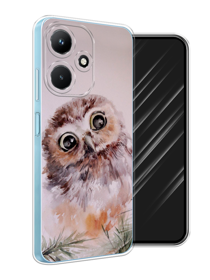 

Чехол Awog на Infinix Hot 30i "Сова на розовом", Розовый;коричневый, 3104150-1
