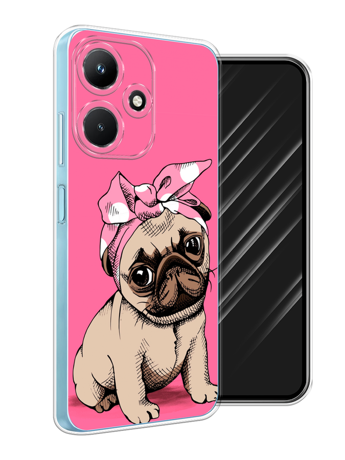 

Чехол Awog на Infinix Hot 30i "Dog Pin-Up", Розовый;бежевый, 3104150-2