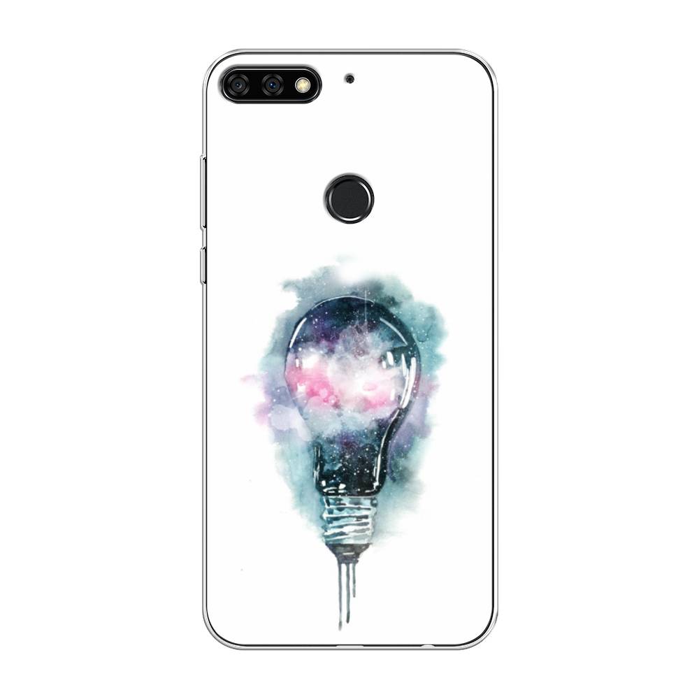 

Чехол на Huawei Nova 2 Lite/Y7 Prime 2018/Honor 7C Pro "Волшебная лампа", Белый;серый, 64650-4