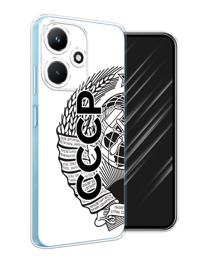 

Чехол Awog на Infinix Hot 30i "Герб СССР", Черный;серый;белый, 3104150-10