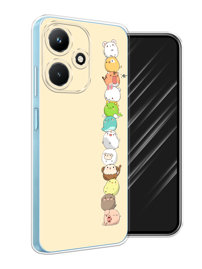 

Чехол Awog на Infinix Hot 30i "Питомцы Чиби", Желтый, 3104150-2