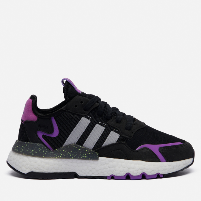 фото Кроссовки женские adidas originals nite jogger черные 36.5 eu