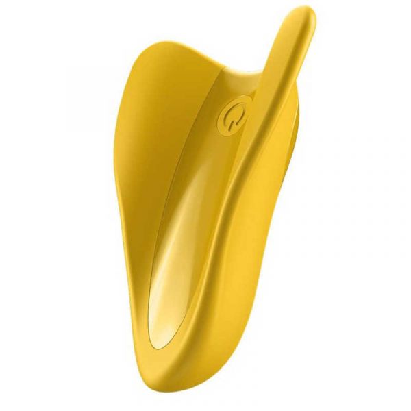 фото Универсальный вибростимулятор на палец satisfyer high fly желтый