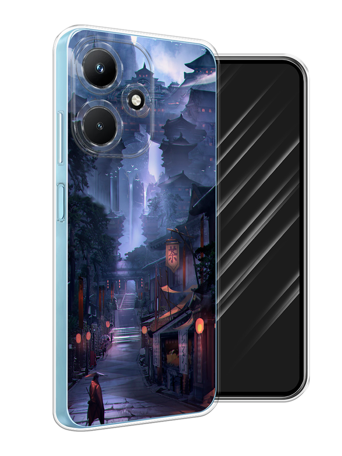 

Чехол Awog на Infinix Hot 30i "Одинокий самурай", Синий;черный;коричневый, 3104150-10