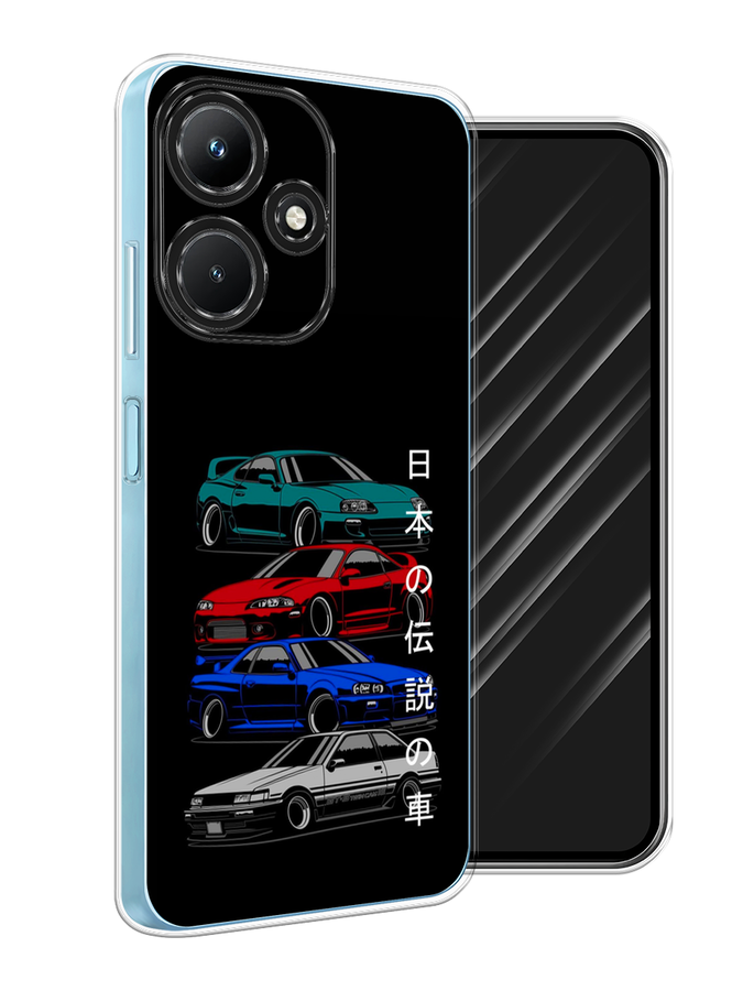 

Чехол Awog на Infinix Hot 30i "JDM Legend cars", Зеленый;красный;синий, 3104150-5