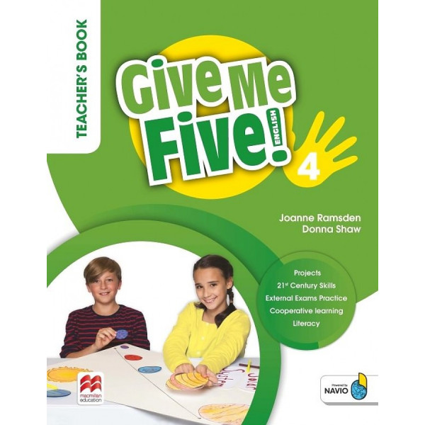 фото Книга give me five! level 4. teacher's book pack with navio app macmillan