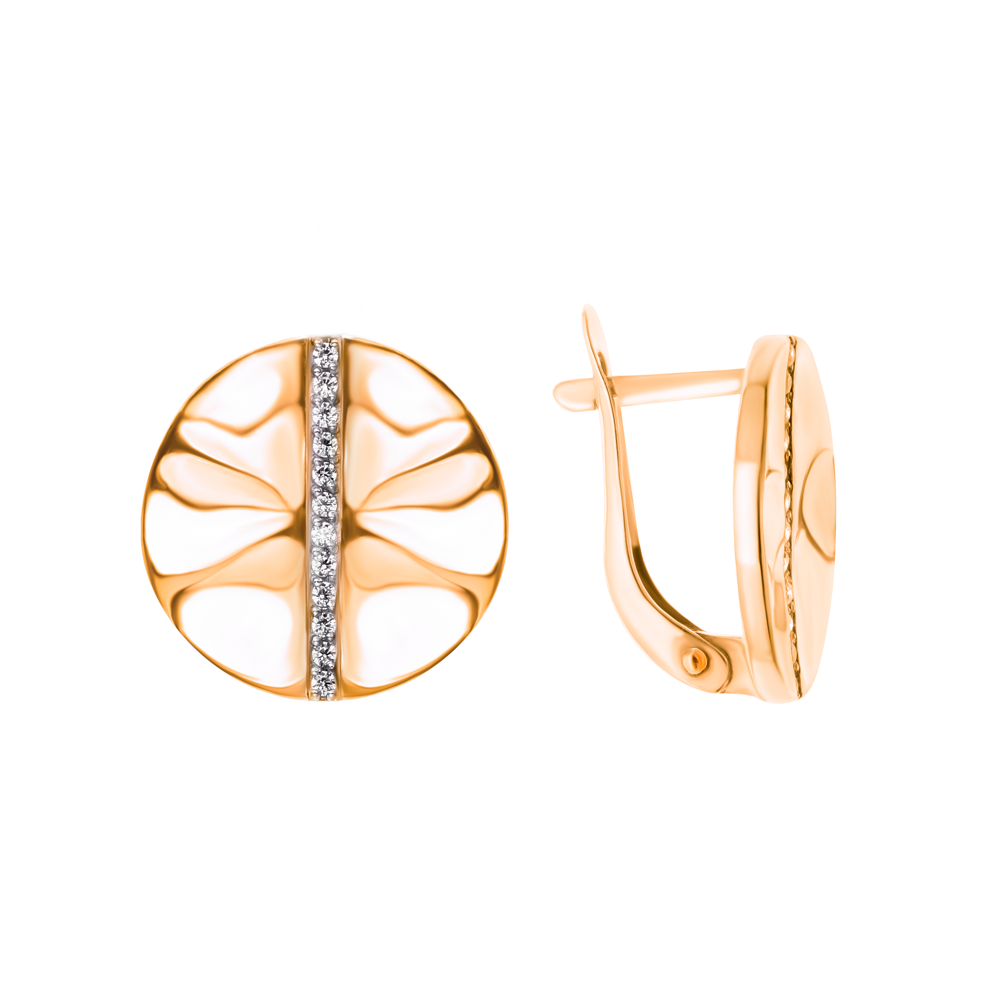 

Серебряные серьги с фианитом TEOSA 30227-0913- CZ, 30227-0913- CZ