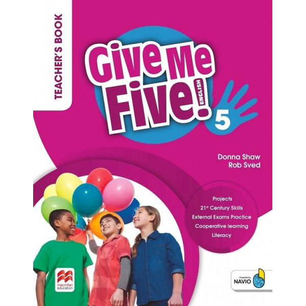фото Книга give me five! level 5. teacher's book pack with navio app macmillan