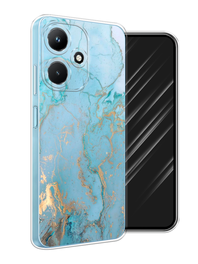 

Чехол Awog на Infinix Hot 30i "Голубой мрамор рисунок", 3104150-3