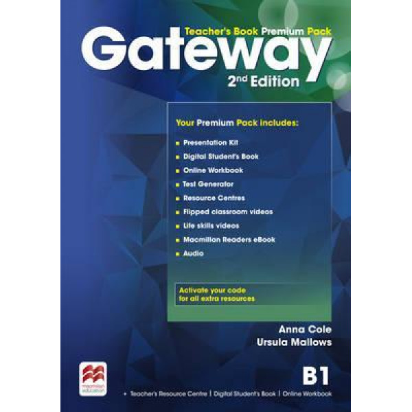 фото Книга для учителя gateway b1. teacher's book premium pack macmillan