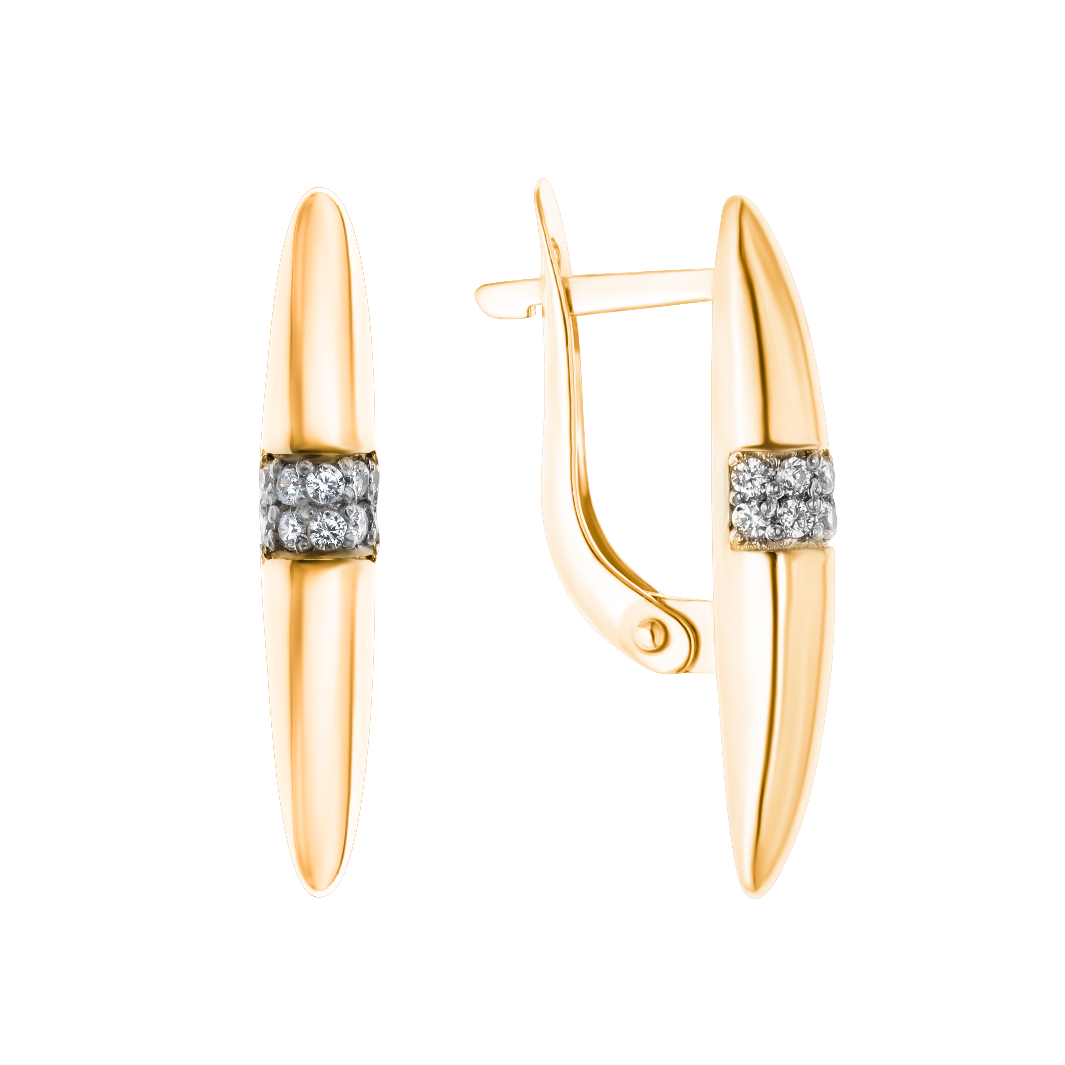 

Серьги из серебра с фианитом TEOSA 30227-0912-CZ, 30227-0912-CZ