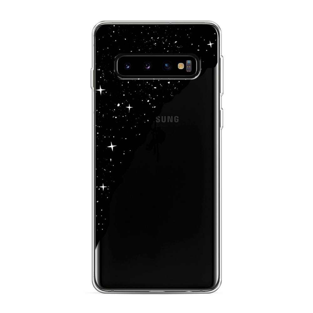 фото Силиконовый чехол "скалолаз в космосе" на samsung galaxy s10 awog