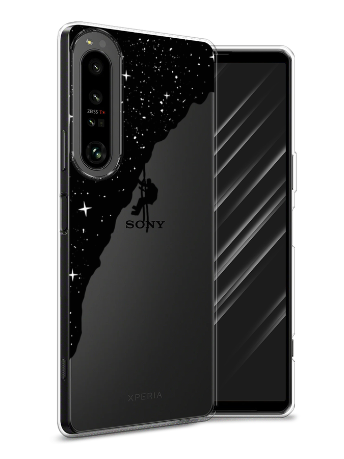 

Чехол Awog на Sony Xperia 1 IV "Скалолаз в космосе", Разноцветный, 55150-4