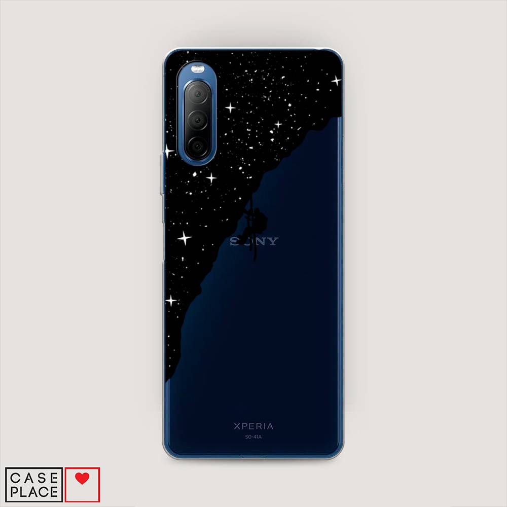 

Чехол Awog на Sony Xperia 10 II "Скалолаз в космосе", Разноцветный, 54650-4