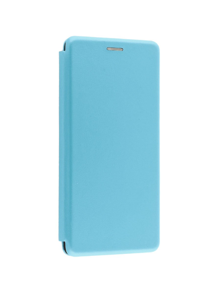 фото Чехол-книжка на samsung a03s (a037) (голубой) mobileocean