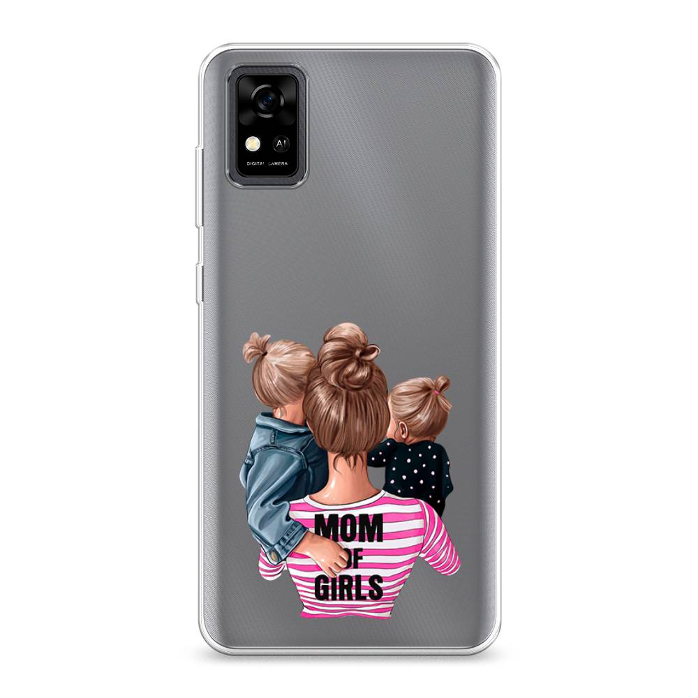 

Чехол Awog на ZTE Blade A31 / ЗТЕ Блэйд A31 "Mom of Girls", Разноцветный, 134650-6