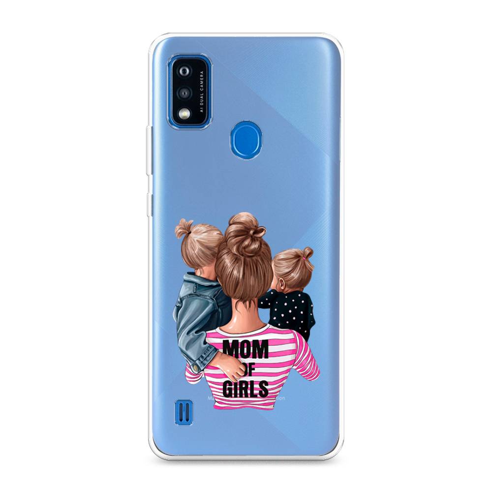 

Чехол Awog на ZTE Blade A51 / ЗТЕ Блэйд A51 "Mom of Girls", Разноцветный, 134550-6