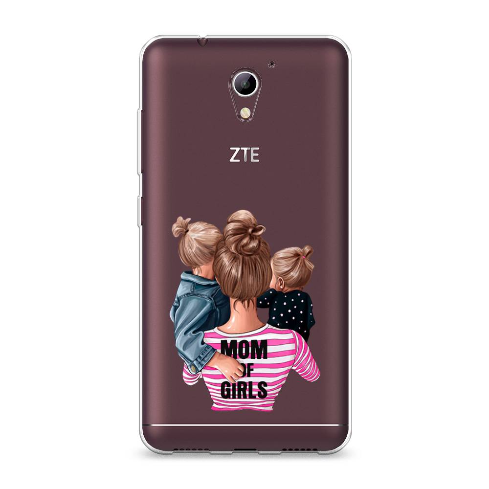 

Чехол Awog на ZTE Blade A510 / ЗТЕ Блэйд A510 "Mom of Girls", Разноцветный, 130150-6